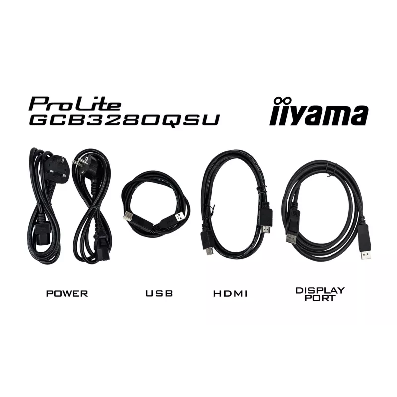 iiyama G-MASTER GCB3280QSU-B2 kompiuterio monitorius 80 cm (31,5 colio) 2560 x 1440 pikselių Dual QHD LED juodas