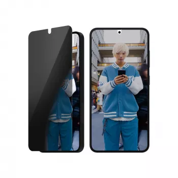 PanzerGlass ® Privatumo ekrano apsauga Samsung Galaxy S25 | S24 | Ultra-Wide Fit