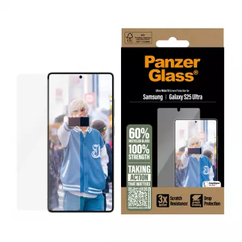 PanzerGlass ® Ekrano apsauga Samsung Galaxy S25 Ultra | Ultra-Wide Fit
