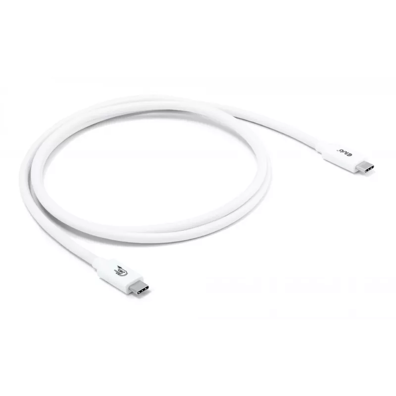 CLUB3D USB 80Gbps sertifikuotas 240W 8K240Hz Type-C® 1.2m / 3.94ft juodas kabelis
