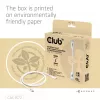 CLUB3D USB 80Gbps sertifikuotas 240W 8K240Hz Type-C® 1.2m / 3.94ft juodas kabelis