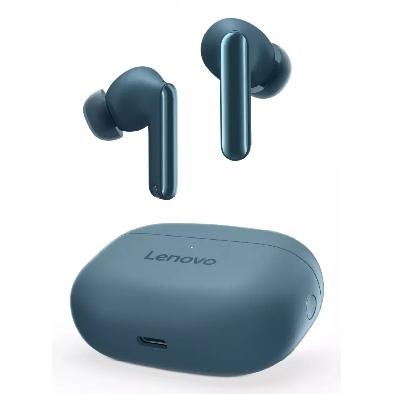 Lenovo TWS Yoga PC Edition ausinės True Wireless Stereo (TWS) į ausis įdedamos Skambučiams / muzikai Bluetooth žalsvai mėlyna