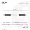 CLUB3D Thunderbolt™ 5 sertifikuotas 8K240Hz duomenų 80/120 Gbps EPR 240 vatų kabelis M/M 1m / 3,28 pėdos