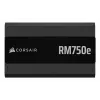 Maitinimo šaltinis CORSAIR RM750e 750 W ATX 3.1 80 PLUS Gold pilnai modulinis, 24 kontaktų, 120 mm ventiliatorius, 6×SATA, 2×PCIe (6+2), 2×PATA