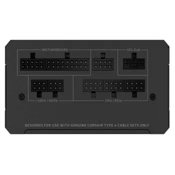 CORSAIR maitinimo blokas - 1000W RMe serijos RM1000e 24 kontaktų ATX juodas
