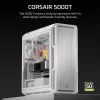CORSAIR PC korpusas - 5000T vidutinis bokštas, aukštos kokybės - baltas