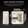 CORSAIR PC korpusas - Geh Midi 5000T LX RGB (grūdintas stiklas) baltas