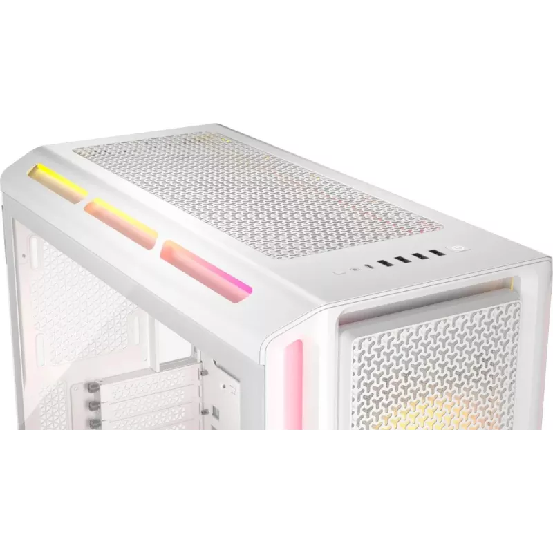 CORSAIR PC korpusas - Geh Midi 5000T LX RGB (grūdintas stiklas) baltas