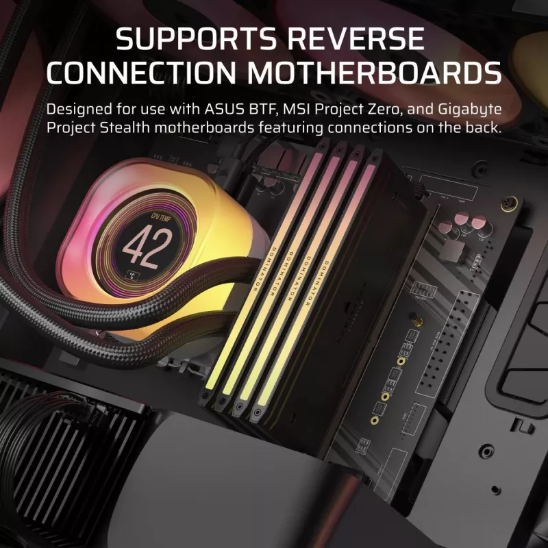 CORSAIR PC korpusas - Icue Link 5000t Lx RGB vidutinio bokšto aukštos kokybės