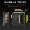 CORSAIR PC korpusas - Icue Link 5000t Lx RGB vidutinio bokšto aukštos kokybės
