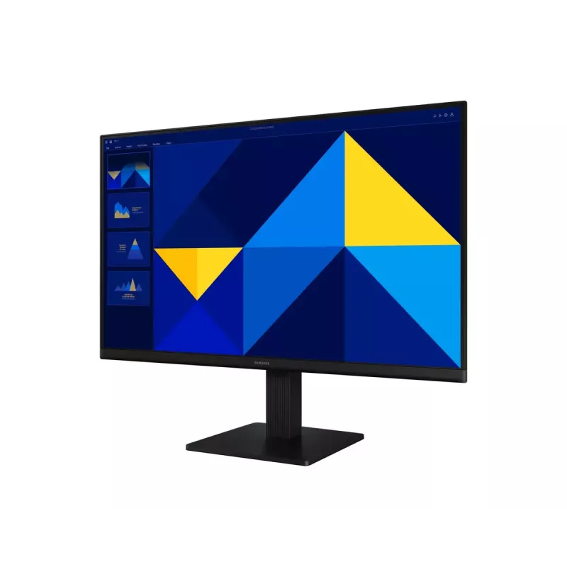 24 colių LCD monitorius Samsung S30GD LS24D300GAUXEN — 24 colių Full HD (1920×1080), IPS, 5 ms, 100 Hz, VESA, HDMI ir VGA, juodos spalvos