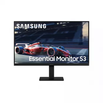 24 colių LCD monitorius Samsung S30GD LS24D300GAUXEN — 24 colių Full HD (1920×1080), IPS, 5 ms, 100 Hz, VESA, HDMI ir VGA, juodos spalvos