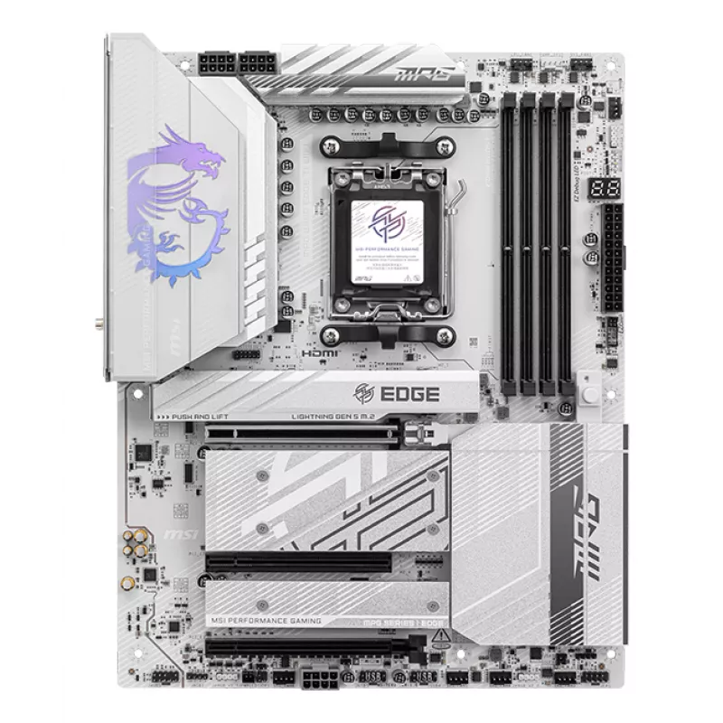 MSI MPG B850 EDGE TI WIFI pagrindinė plokštė AMD B850 Socket AM5 ATX