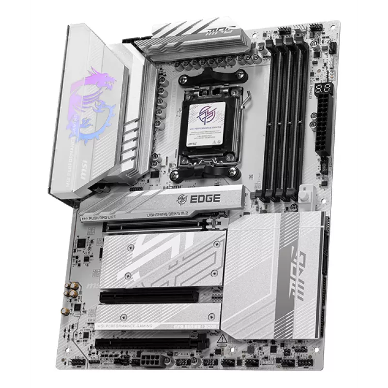 MSI MPG B850 EDGE TI WIFI pagrindinė plokštė AMD B850 Socket AM5 ATX