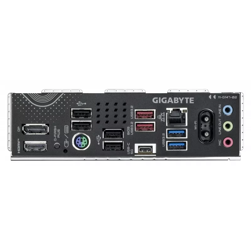 Motininė plokštė GIGABYTE B850 GAMING WIFI6, AMD B850 mikroschemų rinkinys, AM5 lizdas, ATX, 4x DDR5 lizdai, Wi‑Fi 6, 3x M.2, 4x SATA III