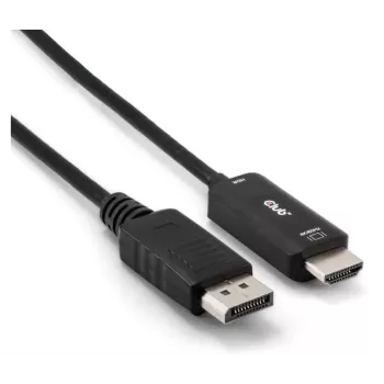 CLUB3D CAC-1083 DisplayPort kabelis 2 m HDMI tipo D (mikro) juodas