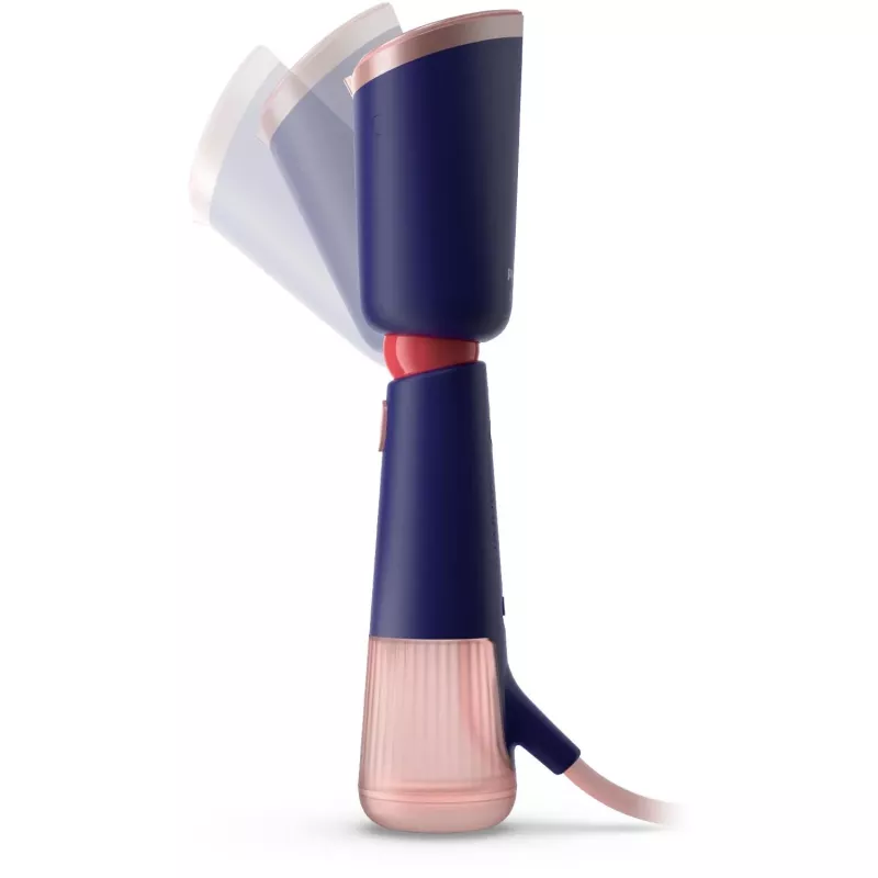Philips 5000 serijos rankinis garintuvas, rankinis drabužių garintuvas, 0,32 L, 0,58 min, mėlyna, jūros mėlyna, mygtukai