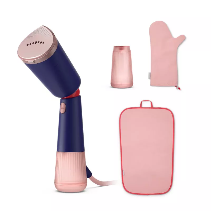 Philips 5000 serijos rankinis garintuvas, rankinis drabužių garintuvas, 0,32 L, 0,58 min, mėlyna, jūros mėlyna, mygtukai