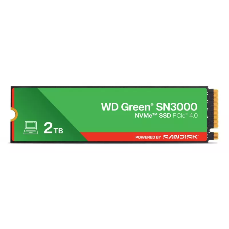 WESTERN DIGITAL SSD - WD Green SN3000 NVMe - 500GB - Pci-e Gen4 x4 - M.2 2280