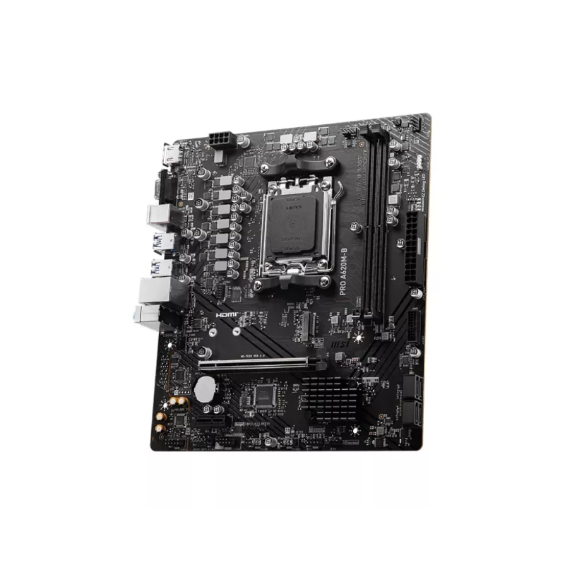 Motininė plokštė MSI PRO A620M-B, AMD A620, Socket AM5, Micro ATX
