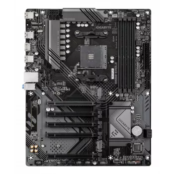 GIGABYTE B550 EAGLE pagrindinė plokštė – AMD Ryzen 5000 G serijos procesoriams, 10+3+1 fazių VRM, iki 3200MHz DDR4, 1xPCIe 4.0 + 1xPCIe 3.0 M.2, 1GbE LAN, USB 3.2 Gen 2