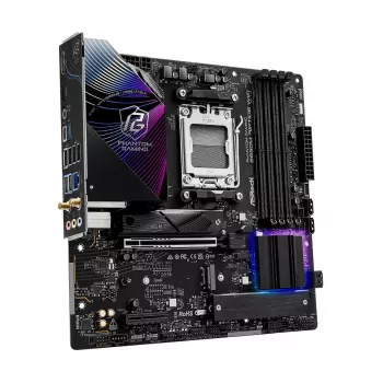 ASRock Motininė plokštė B850M Riptide WiFi AM5 AMD B850 4 X DDR5 1 X HDMI 2.1 Tmds/frl 8g 1 X DisplayPort 1.4 su DSC mATX