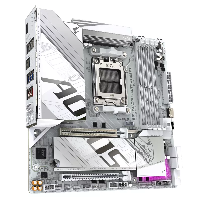 GIGABYTE B850M AORUS ELITE WIFI6E pagrindinė plokštė, AMD B850, Socket AM5, Micro ATX