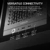 PC korpusas CORSAIR FRAME 4000D RS Midi Tower — juodas, EATX palaikymas, grūdintas stiklas, USB-C, 3x120mm priekiniai ventiliatoriai