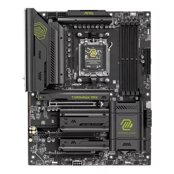 Motininė plokštė MSI MAG B850 TOMAHAWK MAX WIFI — AMD B850, Socket AM5, ATX, DDR5, 4×M.2, Wi‑Fi 7, 5Gb LAN, 7.1 garso