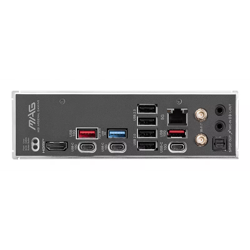Motininė plokštė MSI MAG B850 TOMAHAWK MAX WIFI — AMD B850, Socket AM5, ATX, DDR5, 4×M.2, Wi‑Fi 7, 5Gb LAN, 7.1 garso