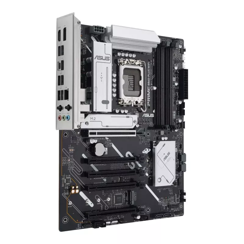 Motininė plokštė ASUS PRIME B860-PLUS WIFI — Intel B860, LGA 1851, ATX, DDR5, 4 DIMM, Wi‑Fi 6E, 2.5Gb LAN, Bluetooth 5.3