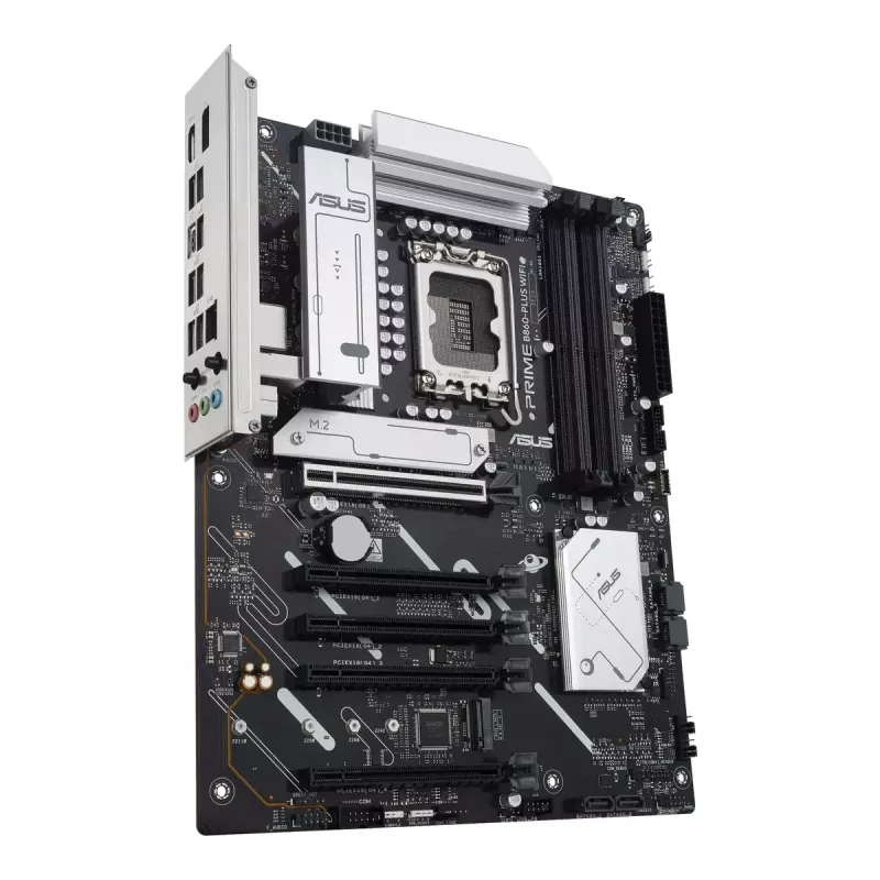 Motininė plokštė ASUS PRIME B860-PLUS WIFI — Intel B860, LGA 1851, ATX, DDR5, 4 DIMM, Wi‑Fi 6E, 2.5Gb LAN, Bluetooth 5.3