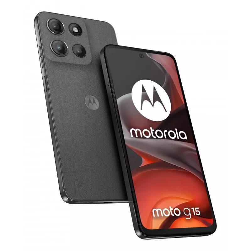 Motorola moto g15 17,1 cm (6,72 colio) Dual SIM Android 15 4G USB Type-C 4 GB 128 GB 5200 mAh pilka