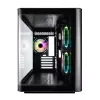 FSP S380-BA korpusas Mini Tower mITX, mATX juodas ARGB, Micro Tower, PC, juoda, micro ATX, Mini-ITX, SPCC, grūdintas stiklas, žaidimams