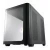 FSP S380-BA korpusas Mini Tower mITX, mATX juodas ARGB, Micro Tower, PC, juoda, micro ATX, Mini-ITX, SPCC, grūdintas stiklas, žaidimams