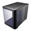 FSP S380-BA korpusas Mini Tower mITX, mATX juodas ARGB, Micro Tower, PC, juoda, micro ATX, Mini-ITX, SPCC, grūdintas stiklas, žaidimams