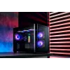 FSP S380-BA korpusas Mini Tower mITX, mATX juodas ARGB, Micro Tower, PC, juoda, micro ATX, Mini-ITX, SPCC, grūdintas stiklas, žaidimams