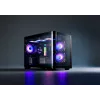 FSP S380-BA korpusas Mini Tower mITX, mATX juodas ARGB, Micro Tower, PC, juoda, micro ATX, Mini-ITX, SPCC, grūdintas stiklas, žaidimams
