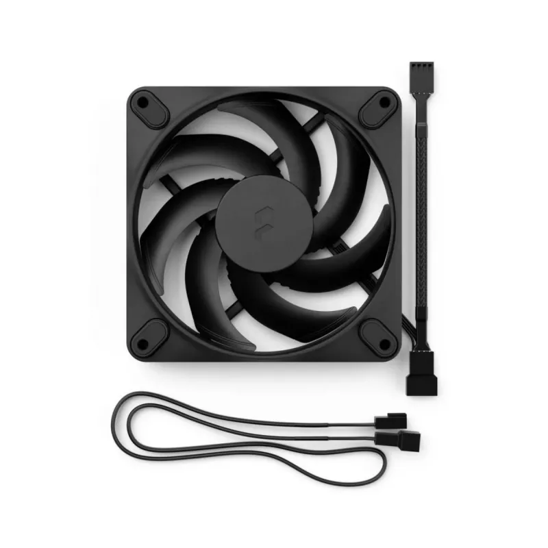 FRACTAL DESIGN Aušinimo ventiliatorius Momentum 12 Juodas
