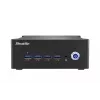 Shuttle Nano PC NA10H7, AMD Ryzen™ 7-8845HS APU, Radeon780M, 2xHDMI, 2xUSB-C 4.0(DP), 2x2.5Gbit LAN, 24/7 nuolatinis darbas, įsk. VESA