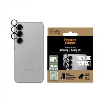 PanzerGlass® PicturePerfect kameros objektyvo apsauginis stiklas Samsung Galaxy S25