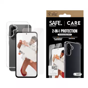 PanzerGlass CARE by Fashion 2-in-1 rinkinys Samsung Galaxy A56 5G atsparus įbrėžimams ir smūgiams