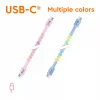 CLUB3D USB-C® karoliukinis kabelis, rožinis, 2 m, USB C, USB C, 0.48 Gbit/s, rožinis
