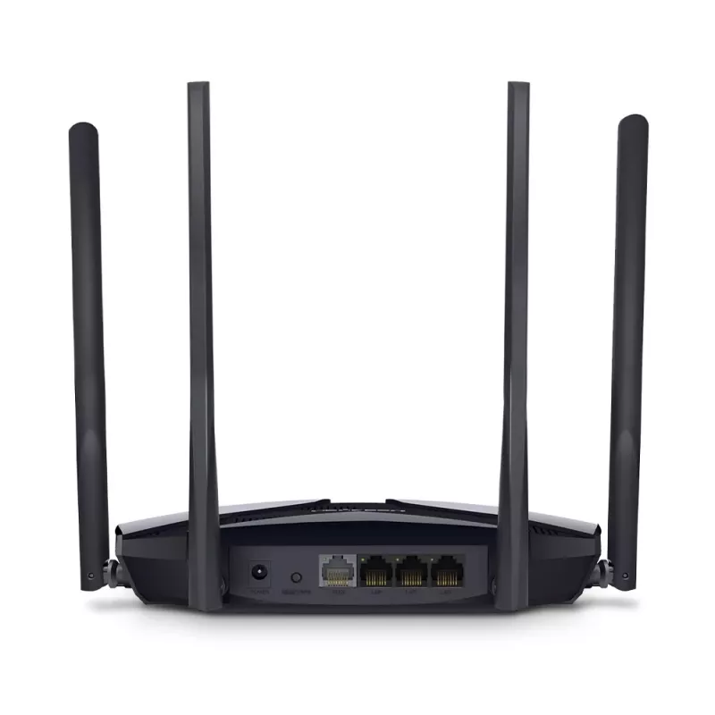 MERCUSYS MR70X belaidis maršruto parinktuvas Gigabit Ethernet dviejų dažnių (2,4 GHz / 5 GHz) Juoda