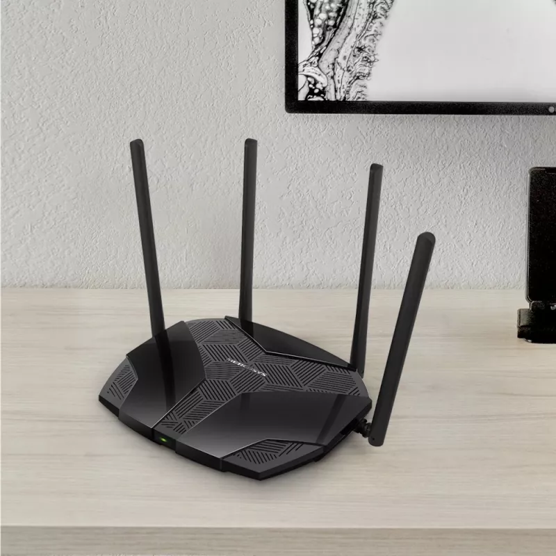 MERCUSYS MR70X belaidis maršruto parinktuvas Gigabit Ethernet dviejų dažnių (2,4 GHz / 5 GHz) Juoda