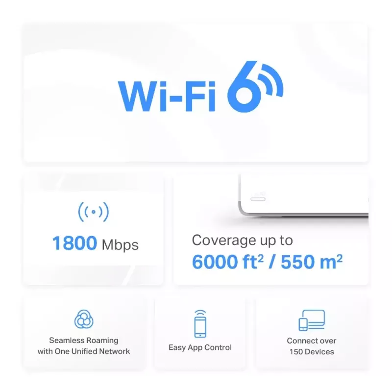 Mesh System Mercusys HALO H70X Dual-band Wi-Fi 6