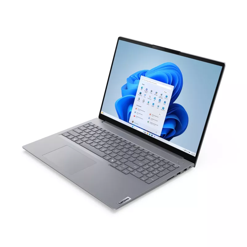 Nešiojamas kompiuteris Lenovo ThinkBook 16 G8 IRL Intel Core 5 210H 40,6 cm (16 colių) WUXGA 16 GB DDR5-SDRAM 512 GB SSD Wi-Fi 6E (802.11ax) Windows 11 Pro Šiaurės pilka