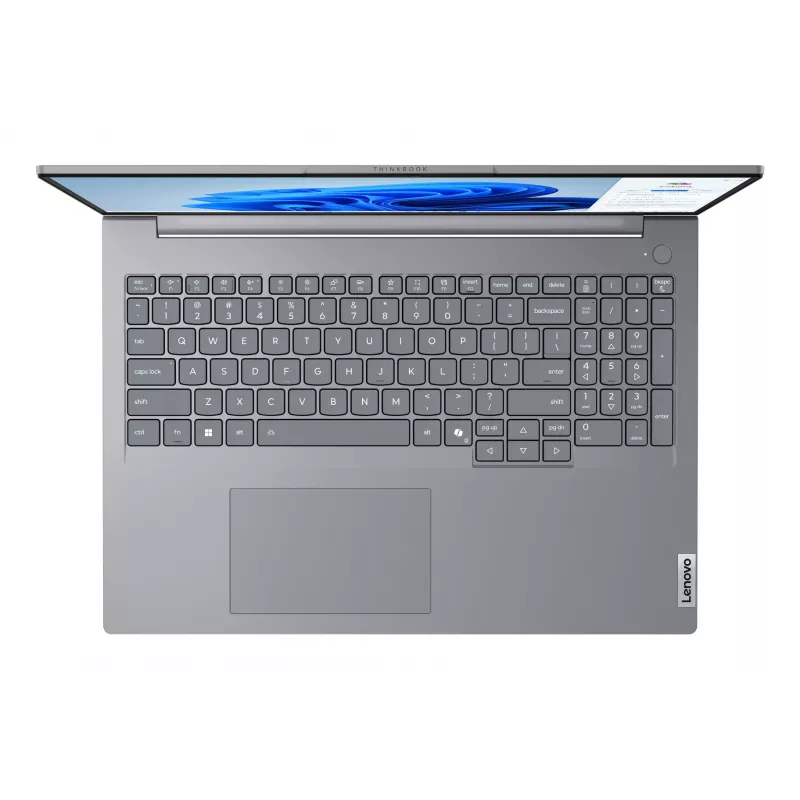 Nešiojamas kompiuteris Lenovo ThinkBook 16 G8 IRL Intel Core 5 210H 40,6 cm (16 colių) WUXGA 16 GB DDR5-SDRAM 512 GB SSD Wi-Fi 6E (802.11ax) Windows 11 Pro Šiaurės pilka