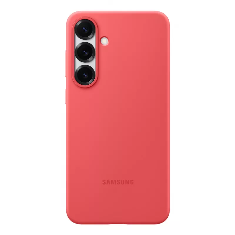 Samsung Silicone dėklas skirtas Galaxy S25+, Dėklas, Samsung, Galaxy S25+, 17 cm (6.7 colių), Raudona