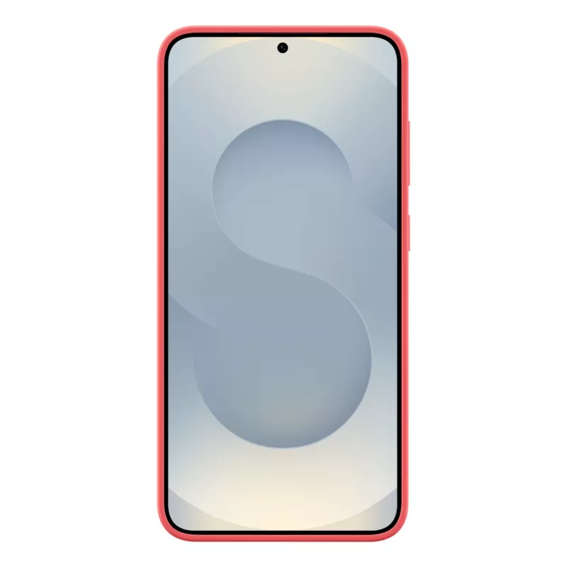 Samsung Silicone dėklas skirtas Galaxy S25+, Dėklas, Samsung, Galaxy S25+, 17 cm (6.7 colių), Raudona